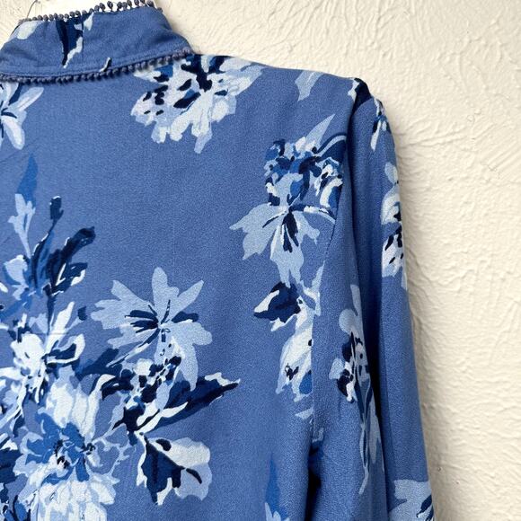 NWT Allison Daley Indigo Orchid Kimono - Picture 5 of 8